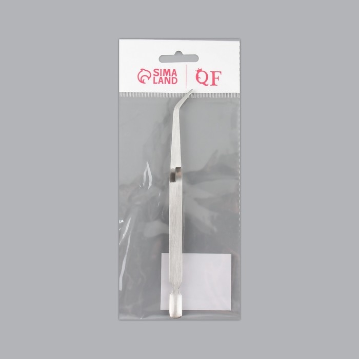 Пинцет-шабер для наращивания ногтей, 16,5 см, цвет серебристый Пинцет-шабер для наращивания ногтей, 16,5 см, цвет серебристый