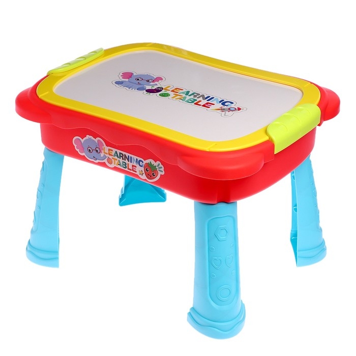 Развивающий столик «Играй и учись», цвет красный Развивающий столик «Играй и учись», цвет красный