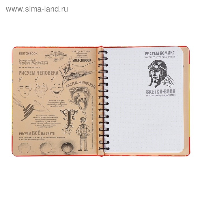 Скетчбук «Рисуем комиксы. Экспресс-курс», А5, 72 листа