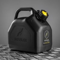 Канистра ГСМ Kessler premium, 5 л, пластик, чёрная