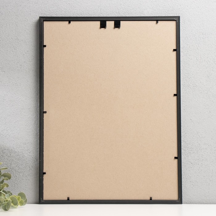 Фоторамка пластик Фоторамка пластик "Акварель" 30х40 см, чёрный