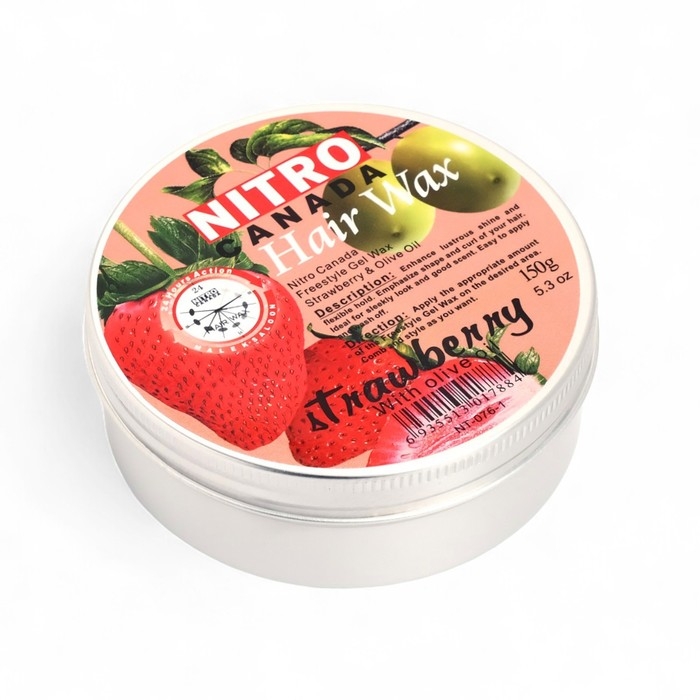 Гелевый воск для волос, 150 гр, клубника Гелевый воск для волос, 150 гр, клубника