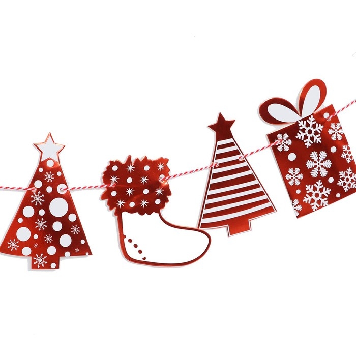 Гирлянда &laquo;Новый год&raquo;, 230 см, цвет красный