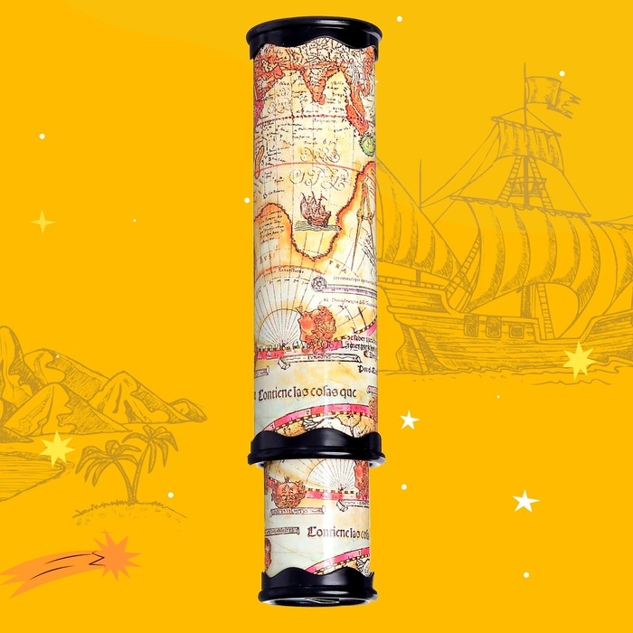 Калейдоскоп «Карта путешественника», 29 см, МИКС Калейдоскоп «Карта путешественника», 29 см, МИКС