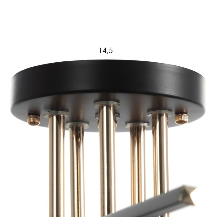 Люстра Люстра "Либель" 5хE27 40Вт черный 50х50х28 см BayerLux