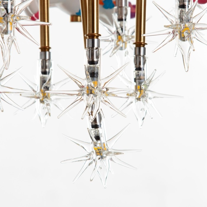 Люстра Люстра "Карусель" 13хG9 40Вт розовый 50х50х30 см BayerLux