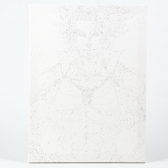 Картина по номерам с подрамником «Накаченный парень», 30 х 40 см