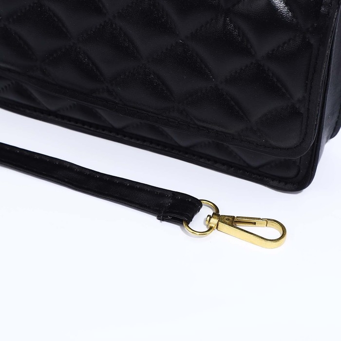 Сумка-мессенджер на магнитах, цвет чёрный Сумка-мессенджер на магнитах, цвет чёрный