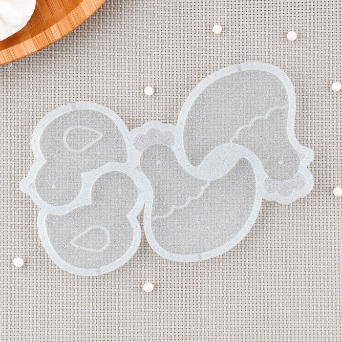 Силиконовый молд для леденцов и шоколада «Курочка и цыпленок», 7×6, 5,5×5 см, цвет прозрачный Силиконовый молд для леденцов и шоколада «Курочка и цыпленок», 7×6, 5,5×5 см, цвет прозрачный