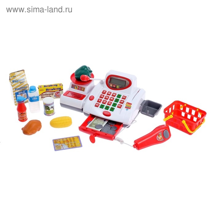 Касса «Продуктовый магазинчик» с корзинкой Касса «Продуктовый магазинчик» с корзинкой