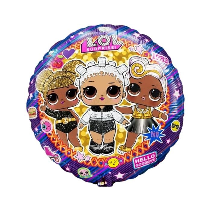 Шар фольгированный 18 Шар фольгированный 18" «Круг» Лол