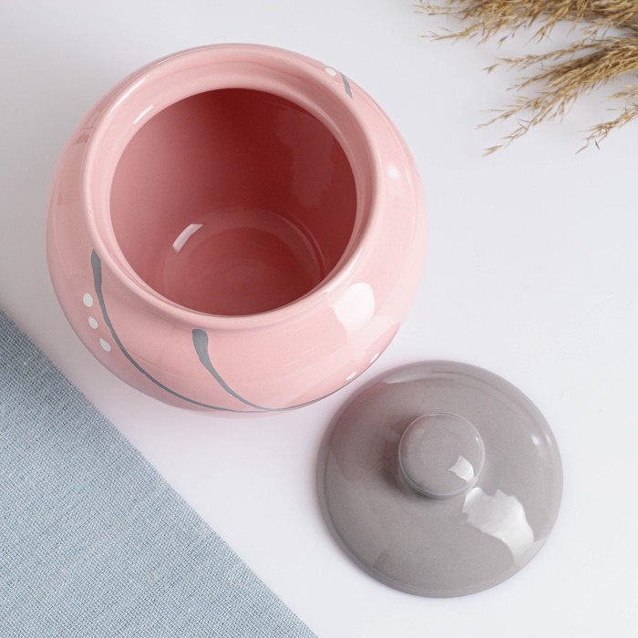 Горшок для запекания  Горшок для запекания "Русский" 0,85л / 14х14см, зефир