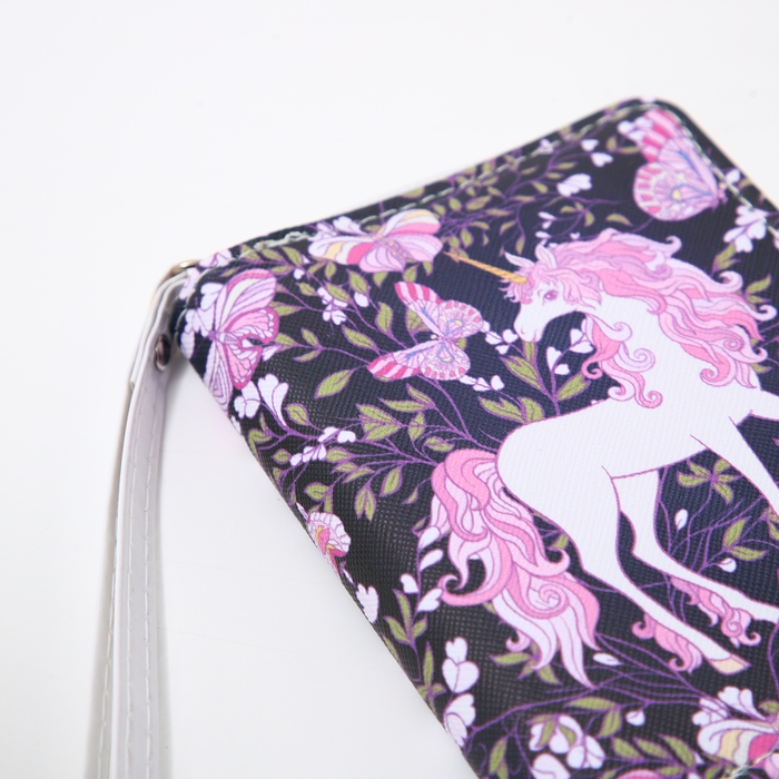 Кошелёк детский на молнии «Выбражулька», цвет фиолетовый