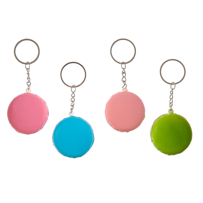 Мялка-сквиш «Макарун», на брелоке, цвета МИКС Мялка-сквиш «Макарун», на брелоке, цвета МИКС