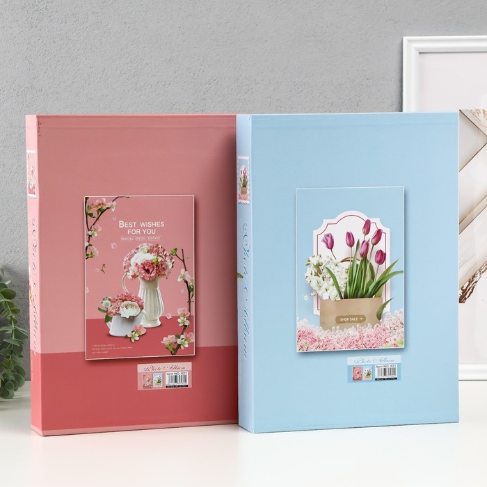 Фотоальбом на 300 фото 10х15 см Фотоальбом на 300 фото 10х15 см "Ранняя весна" МИКС 23,5х5,5х33,5 см