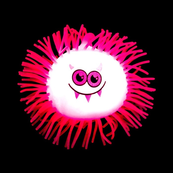 Мяч детский резиновый ёжка «Томми», резиновый, световой, цвета МИКС Мяч детский резиновый ёжка «Томми», резиновый, световой, цвета МИКС