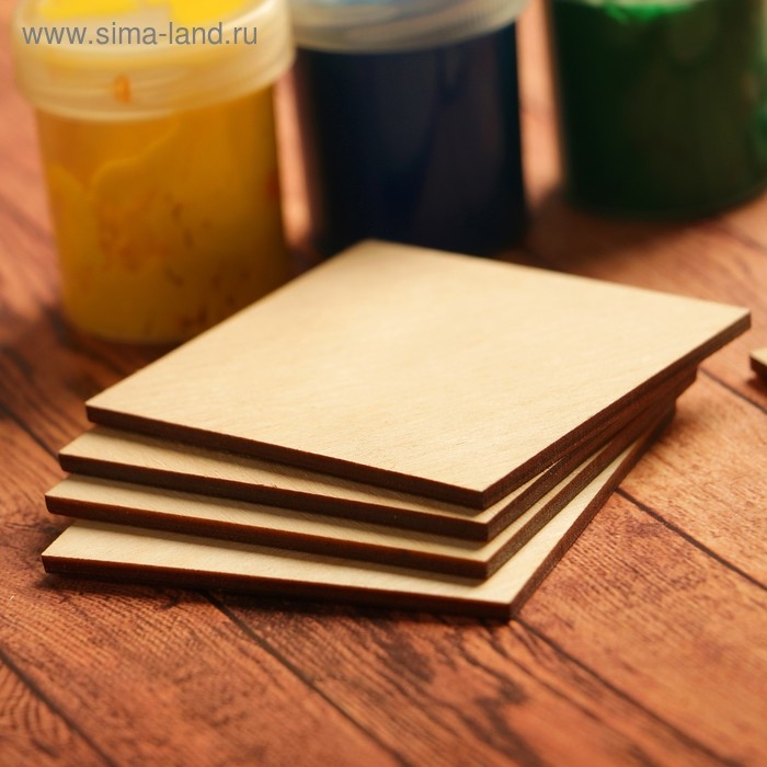 Набор заготовок для творчества «Квадрат», 5 шт Набор заготовок для творчества «Квадрат», 5 шт