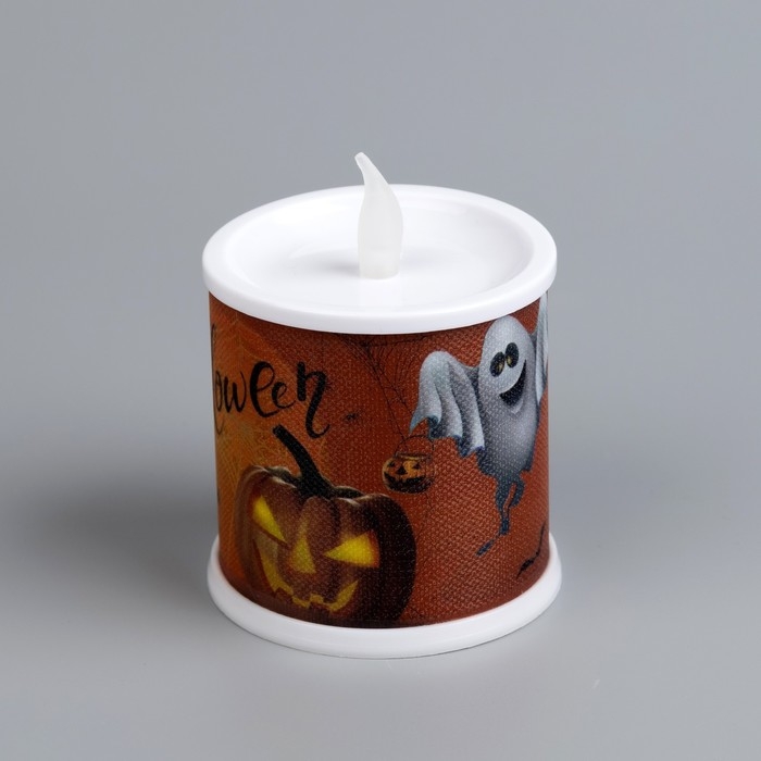 Светодиодная фигура «Свеча с призраком» 7.5 × 10 × 7.5 см, пластик, батарейки AG13х3 (в комплекте), свечение тёплое белое Светодиодная фигура «Свеча с призраком» 7.5 × 10 × 7.5 см, пластик, батарейки AG13х3 (в комплекте), свечение тёплое белое