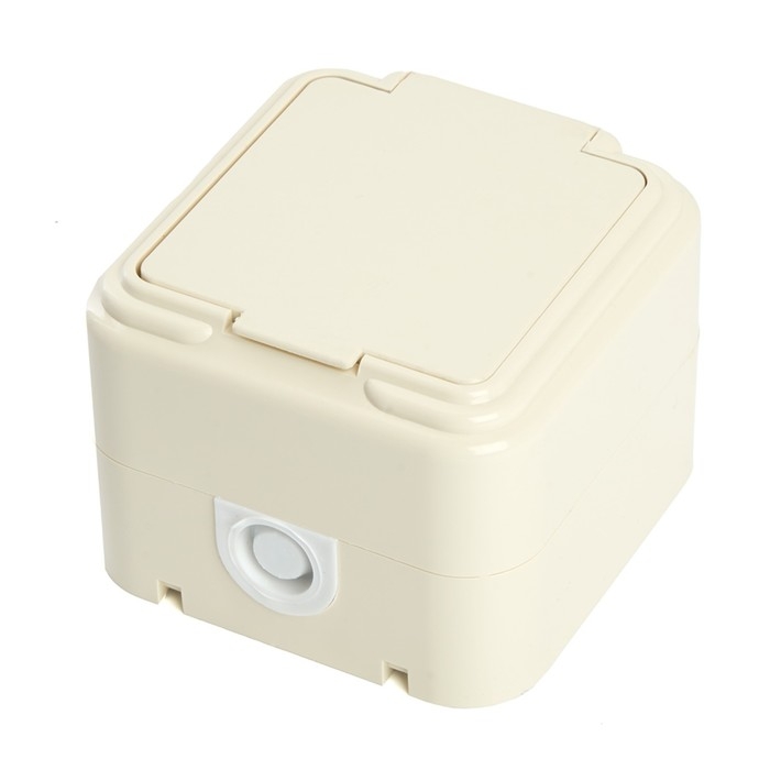 Розетка 1-местная с заземляющим контактом, с крышкой, 250В, 16А, IP44, PST16-21-44 (RA 16-21 1022741 Розетка 1-местная с заземляющим контактом, с крышкой, 250В, 16А, IP44, PST16-21-44 (RA 16-21 1022741