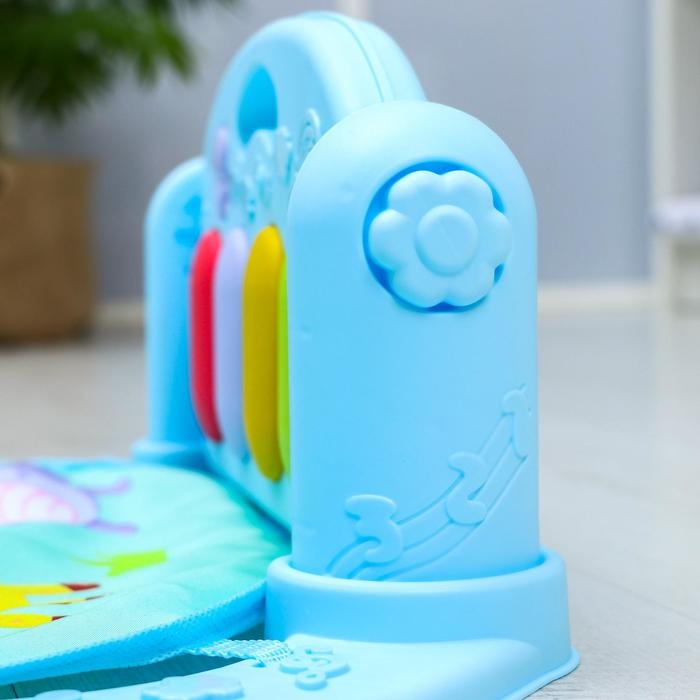 Развивающий музкальный коврик «Счастливые малыши», 73х48 см. Развивающий музкальный коврик «Счастливые малыши», 73х48 см.