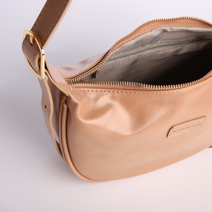 Сумка женская на молнии, цвет бежевый Сумка женская на молнии, цвет бежевый