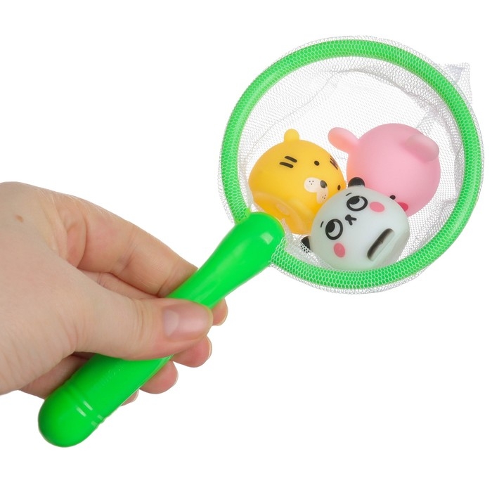 Набор игрушек для ванны «Кругляшики» + сачок + 3 пвх игрушки, Крошка Я Набор игрушек для ванны «Кругляшики» + сачок + 3 пвх игрушки, Крошка Я