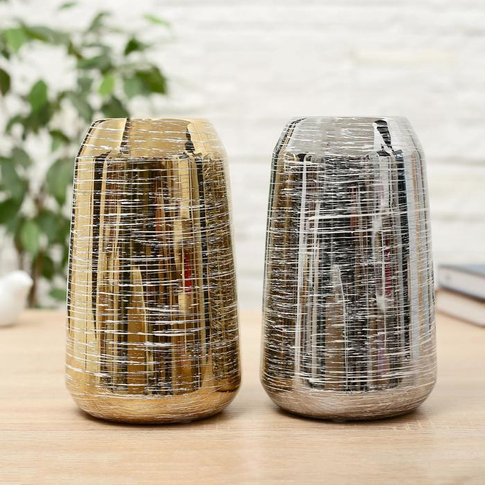 Ваза керамика настольная Ваза керамика настольная "Адэр" потертость, 7х20 см, микс