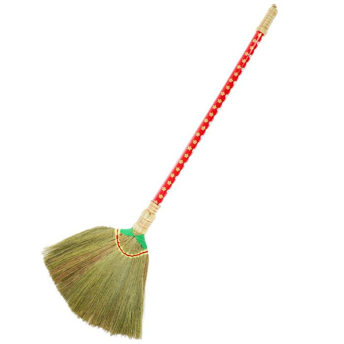 Метла  Метла "Сатива" бамбук 40х5,5х10 см , микс