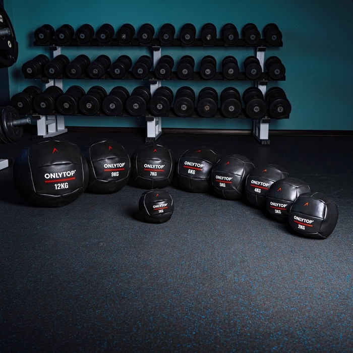 Медицинбол ONLYTOP, 1 кг, d=14 см Медицинбол ONLYTOP, 1 кг, d=14 см