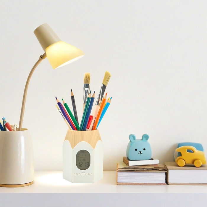 Часы-будильник электронные: органайзер, календарь, термометр, таймер, 8.7 х 7.7 х 10.7 см Часы-будильник электронные: органайзер, календарь, термометр, таймер, 8.7 х 7.7 х 10.7 см