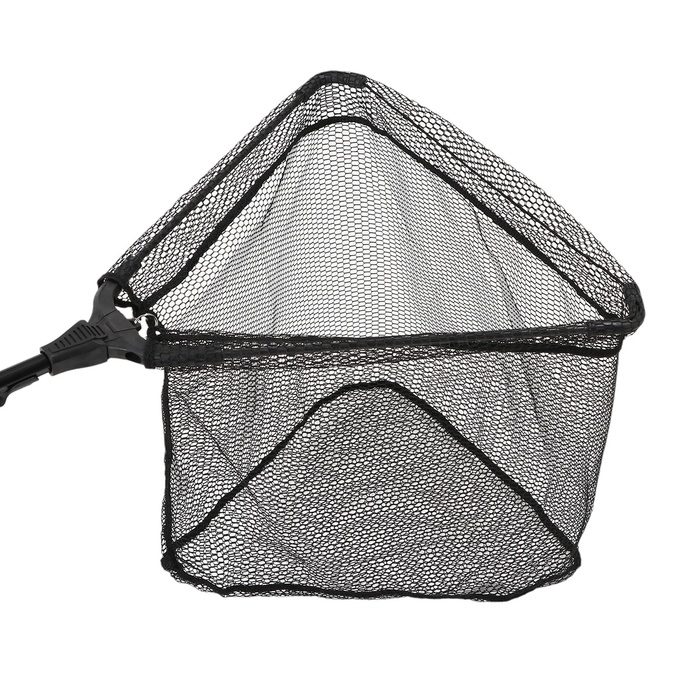 Подсачник складной телескопический П-29, усиленный, 250 см, треугольный обод 50 см, черный Подсачник складной телескопический П-29, усиленный, 250 см, треугольный обод 50 см, черный