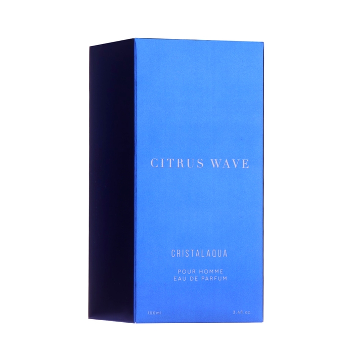 Парфюмерная вода мужская Cristalaqua Парфюмерная вода мужская Cristalaqua "Citrus Wave", 100 мл