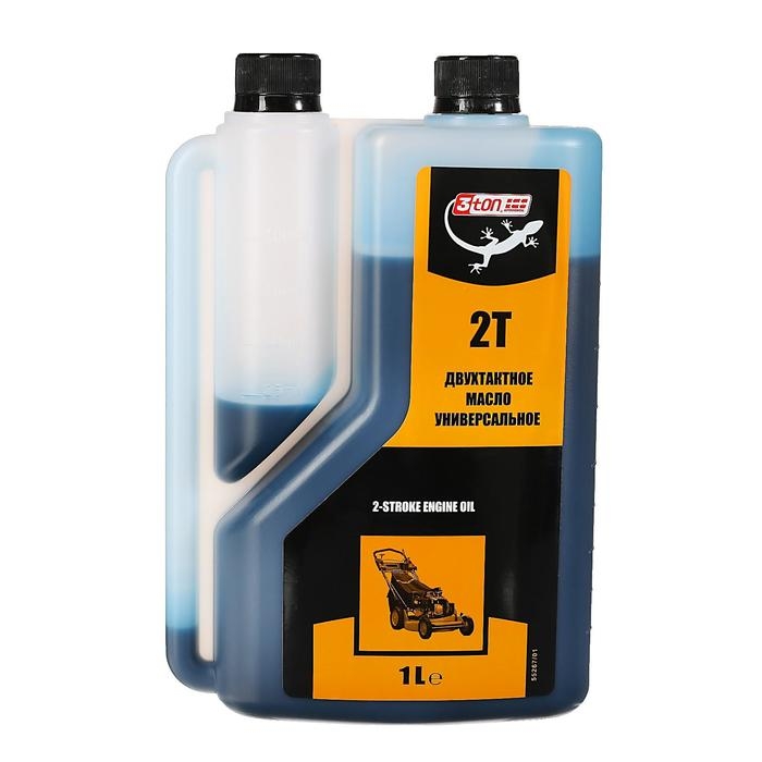 Масло двухтактное минеральное 3ton ТВ, 1 л, с дозатором ТМ-110 Масло двухтактное минеральное 3ton ТВ, 1 л, с дозатором ТМ-110