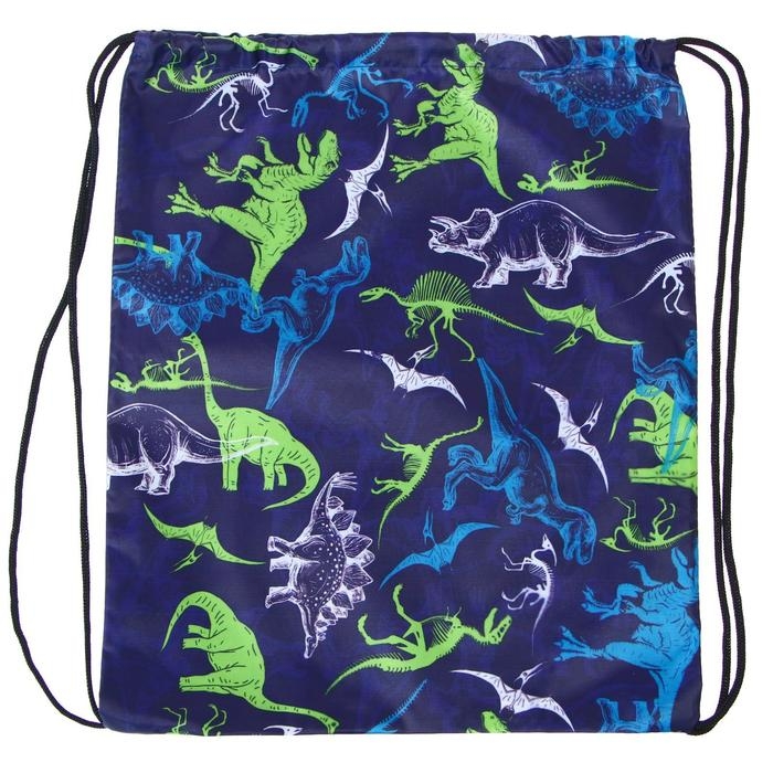 Мешок для обуви 420 х 340 мм, Calligrata МСО-5С, (мягкий полиэстер, плотность 210D),  Мешок для обуви 420 х 340 мм, Calligrata МСО-5С, (мягкий полиэстер, плотность 210D), "Динозаврики"