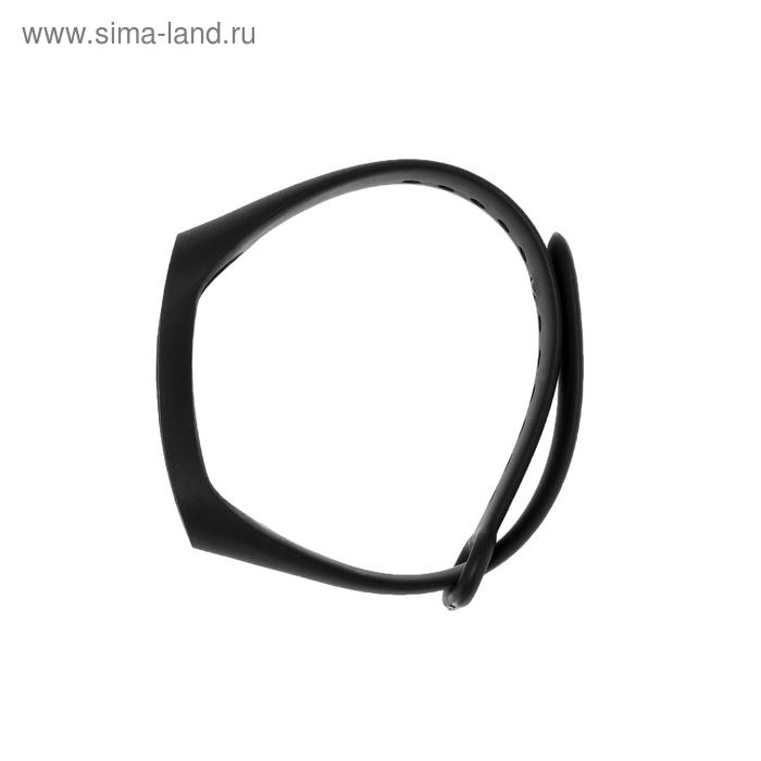 Ремешок для фитнес-браслета Mi Band 3/4 Luazon, черный Ремешок для фитнес-браслета Mi Band 3/4 Luazon, черный