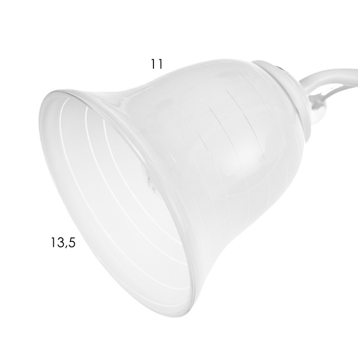 Люстра Люстра "Венди" 2х40вт Е27 Белый 49х22х23см