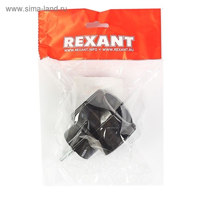 Тройник электрический REXANT, 6 А, без з/к, биметалл, черный Тройник электрический REXANT, 6 А, без з/к, биметалл, черный