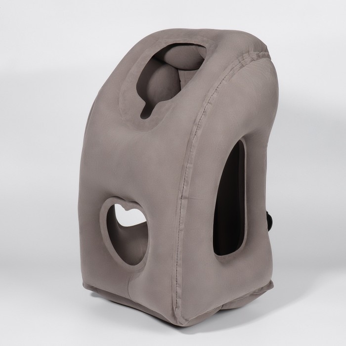 Подушка надувная, 50 × 35 × 30 см, в чехле, цвет серый Подушка надувная, 50 × 35 × 30 см, в чехле, цвет серый