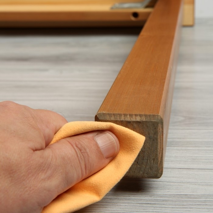 Накладка мебельная ТУНДРА, 25 х 25 мм, квадратная, серая, 18 шт.