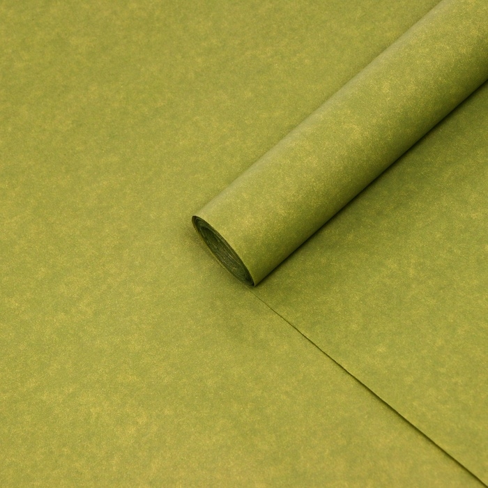 Пергамент флористический  Пергамент флористический "Хаки" 0,6 х 10 м, 52 г/м2