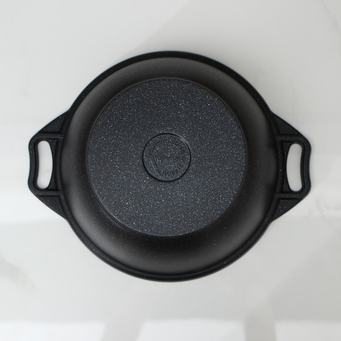 Кастрюля, 3 л, d=24 см, h=17 см, антипригарное покрытие, цвет тёмный мрамор Кастрюля, 3 л, d=24 см, h=17 см, антипригарное покрытие, цвет тёмный мрамор