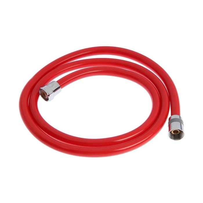 Душевой шланг ZEIN Z12PM, 150 см, антиперекручивание, латунные гайки, бордовый Душевой шланг ZEIN Z12PM, 150 см, антиперекручивание, латунные гайки, бордовый