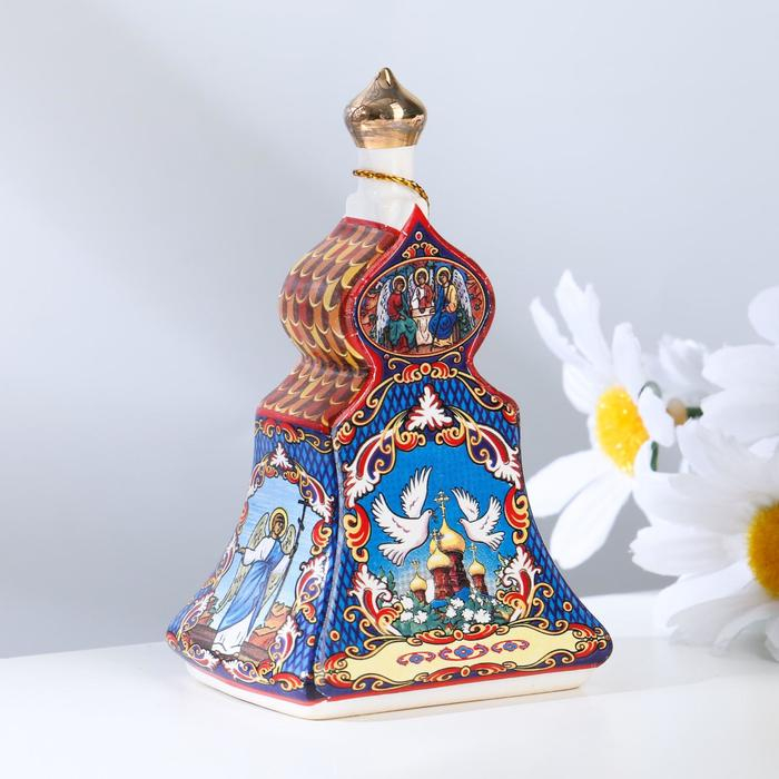 Колокольчик  Колокольчик "Терем большой", гжель