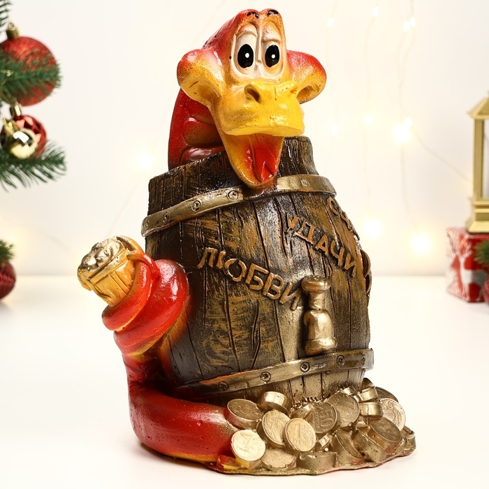 Копилка Копилка "Удав в бочке" 18х23х20см