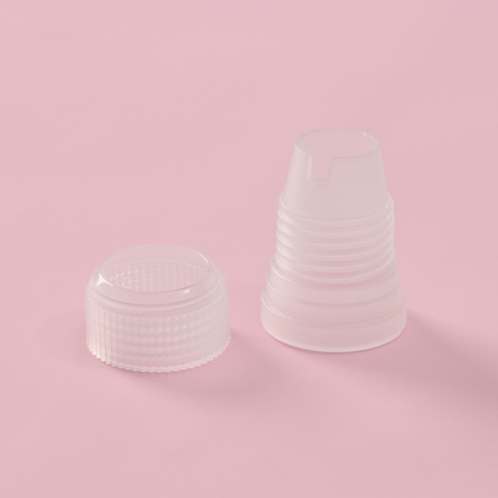 Набор кондитерский Доляна «Хоста», 8 предметов: 6 насадок, адаптер, мешок кондитерский 27×15 см, цвет МИКС Набор кондитерский Доляна «Хоста», 8 предметов: 6 насадок, адаптер, мешок кондитерский 27×15 см, цвет МИКС