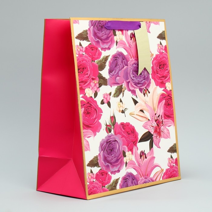 Пакет подарочный, упаковка, «Самой нежной», 30.5 х 25.4 х 12.7 см Пакет подарочный, упаковка, «Самой нежной», 30.5 х 25.4 х 12.7 см