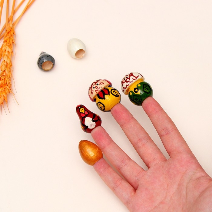 Пальчиковый театр в футляре «Курочка Ряба» МИКС Пальчиковый театр в футляре «Курочка Ряба» МИКС