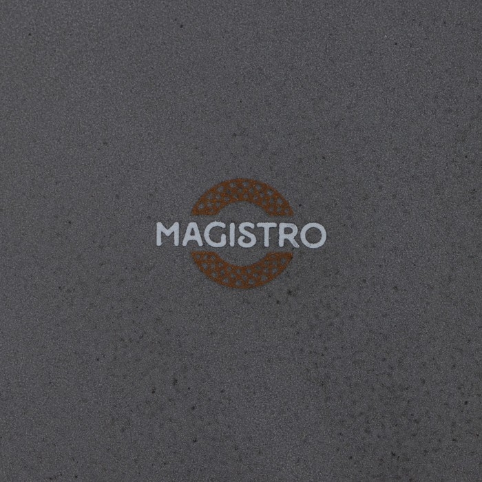 Тарелка фарфоровая десертная Magistro Urban, d=17 см, цвет серый Тарелка фарфоровая десертная Magistro Urban, d=17 см, цвет серый