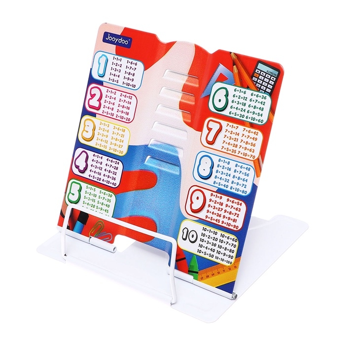 Подставка для книг металл 15,2 х 15,2 х 12,5см Таблица умножения Подставка для книг металл 15,2 х 15,2 х 12,5см Таблица умножения