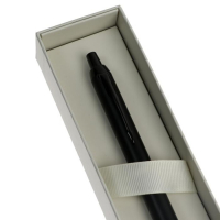 Ручка шариковая Parker IM Achromatic Black BT, корпус из нержавеющей стали, чёрный матовый, синие чернила